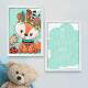 Kit 2 Quadros Decorativos Raposinha Be Happy My Baby