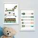 Kit 2 Quadros Decorativos Ursinho de �ndio