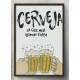 Quadro Decorativo Cerveja S� Faz Mal Quando Falta 02