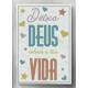 Quadro Decorativo Deixa Deus Colorir a Sua Vida