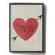 Quadro Decorativo Cora��o I Love You