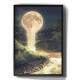 Quadro Decorativo Lua Cheia Cachoeira
