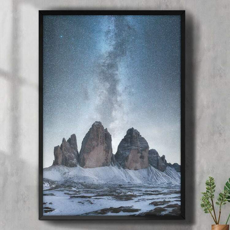 Quadro Decorativo Montanhas Gelo