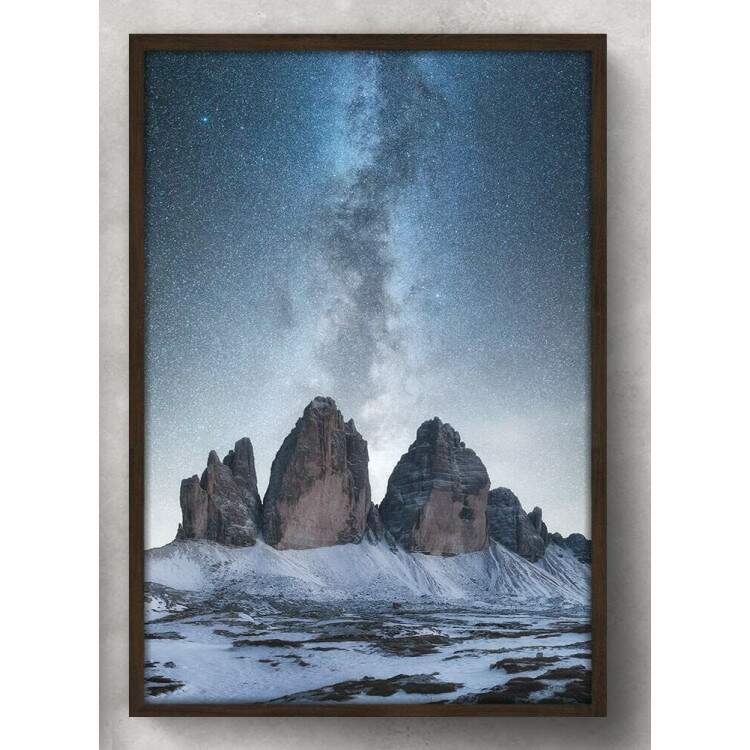 Quadro Decorativo Montanhas Gelo