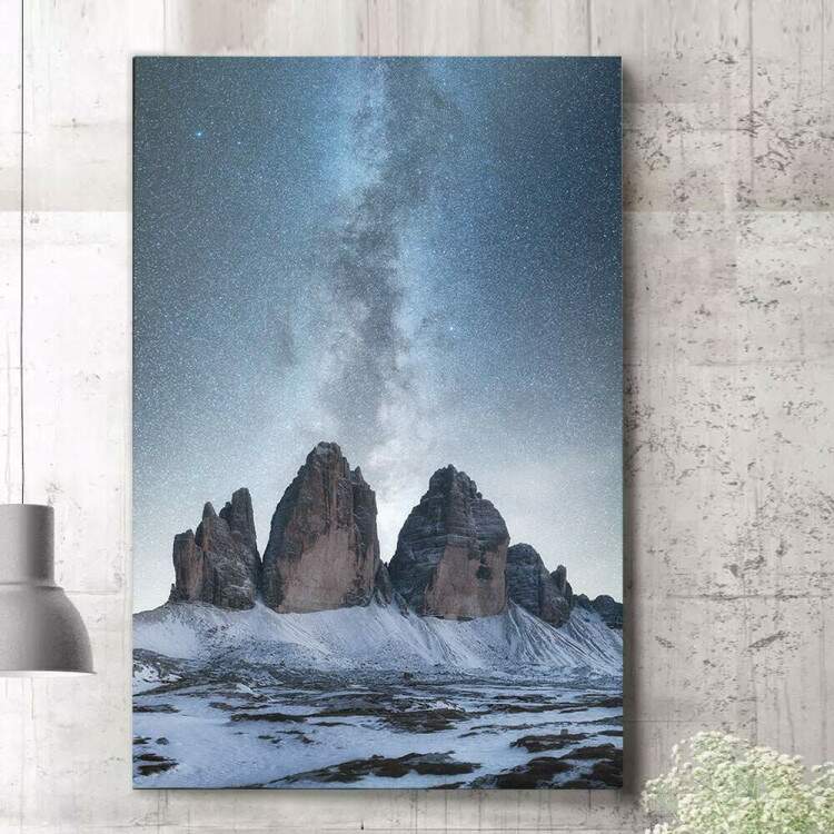 Quadro Decorativo Montanhas Gelo