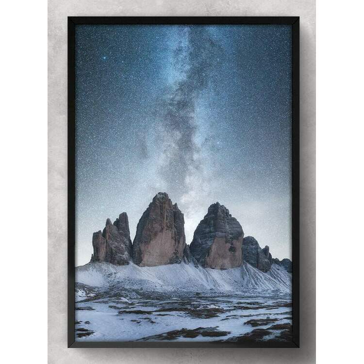 Quadro Decorativo Montanhas Gelo