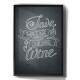 Quadro Decorativo Save Water Drink Wine