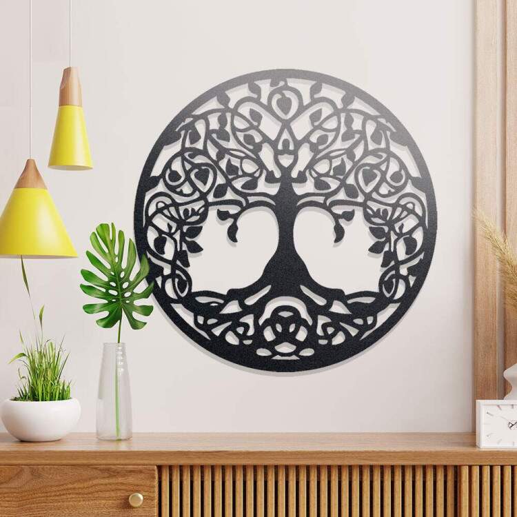 Quadro Decorativo Vazado rvore da Vida
