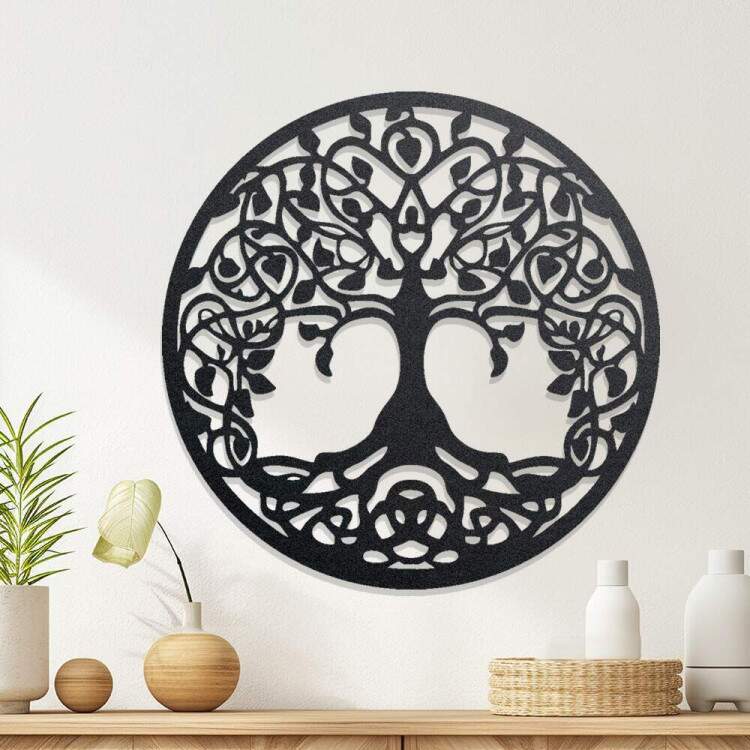 Quadro Decorativo Vazado rvore da Vida