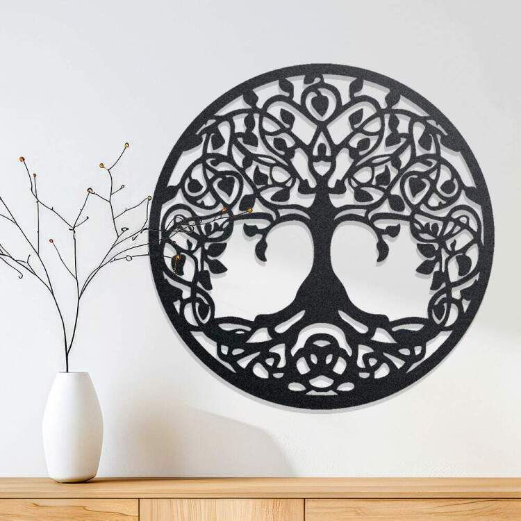 Quadro Decorativo Vazado rvore da Vida