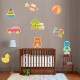 Adesivo de Parede Infantil Brinquedos Infantil