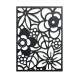 Quadro Decorativo Vazado Flores Diversas