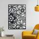 Quadro Decorativo Vazado Flores Diversas