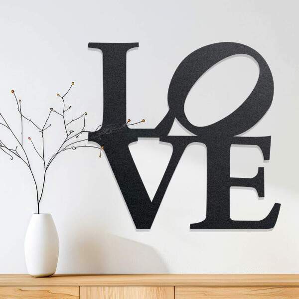 Quadro Decorativo Vazado Love