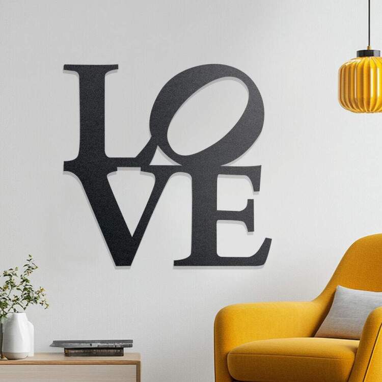 Quadro Decorativo Vazado Love