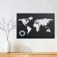Quadro Decorativo Vazado Mapa-M�ndi