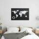 Quadro Decorativo Vazado Mapa-M�ndi