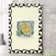 Quadro Decorativo Abstrato Cubo de Gelo com Laranja