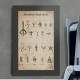 Quadro Decorativo Runas Bloodborne