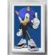 Quadro Decorativo Sonic de Moletom e T�nis