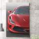 Quadro Decorativo Ferrari Vermelha