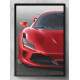 Quadro Decorativo Ferrari Vermelha