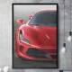Quadro Decorativo Ferrari Vermelha