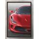 Quadro Decorativo Ferrari Vermelha