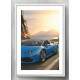 Quadro Decorativo Lamborghini Azul na Estrada
