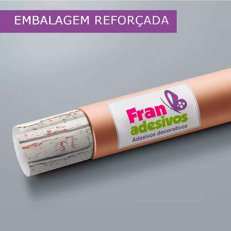 Papel de Parede Tijolos Marrom Pintados de Brancos