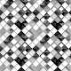 Papel de Parede Ladrilhos Abstratos Pretos e Brancos
