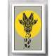 Quadro Decorativo Abstrato Girafa