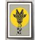 Quadro Decorativo Abstrato Girafa