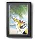 Quadro Decorativo Pintura Praia e Cerveja