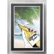 Quadro Decorativo Pintura Praia e Cerveja