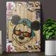 Placa Decorativa Abstrato Grafite Mickey