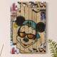 Placa Decorativa Abstrato Grafite Mickey