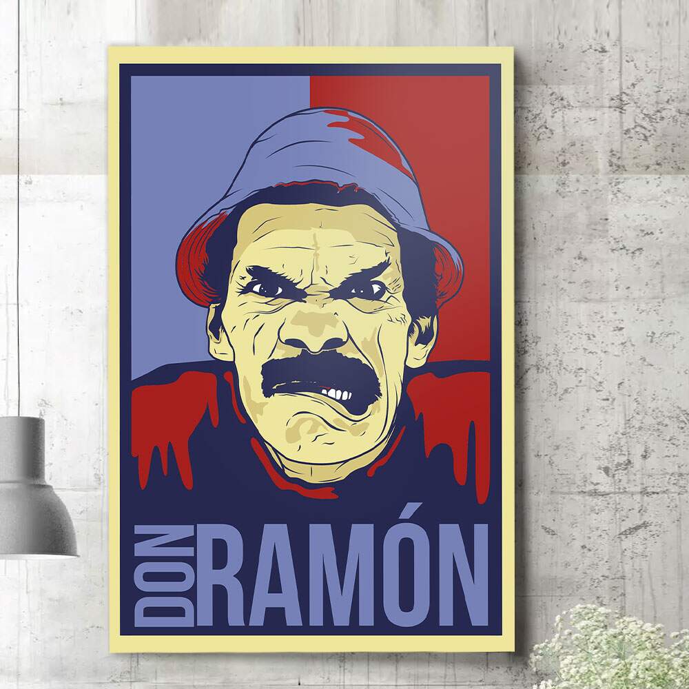 Placa Decorativa Don Ramn Pop Art