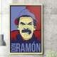Placa Decorativa Don Ram�n Pop Art