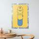 Placa Decorativa Cabe�as da Fam�lia Simpsons