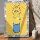 Placa Decorativa Cabe�as da Fam�lia Simpsons