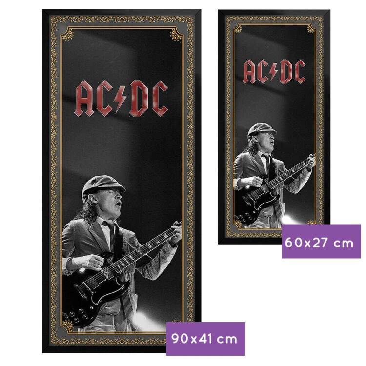 Quadro Decorativo Slim Banda AC DC