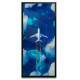 Quadro Decorativo Slim Pintura de Avi�o nas Nuvens