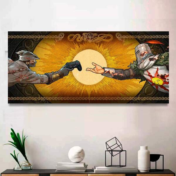 Quadro Decorativo Slim Bloodborne e Dark Souls