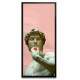 Quadro Decorativo Slim Estatua Bebendo Milk shake