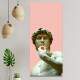 Quadro Decorativo Slim Estatua Bebendo Milk shake