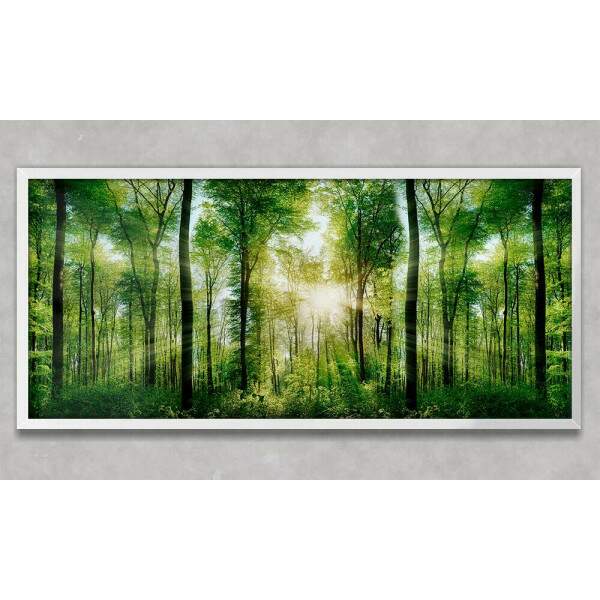 Quadro Decorativo Slim Floresta Verde