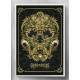 Quadro Decorativo Guns N Roses Caveira Dourada