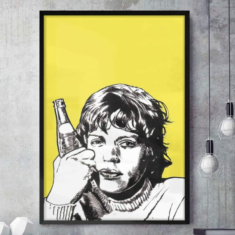 Quadro Decorativo Mick Jagger Rolling Stones