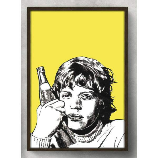 Quadro Decorativo Mick Jagger Rolling Stones